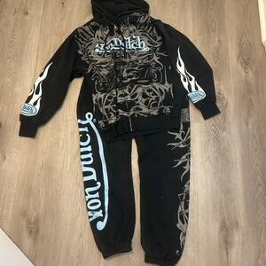 Rare von dutch sweatsuit set